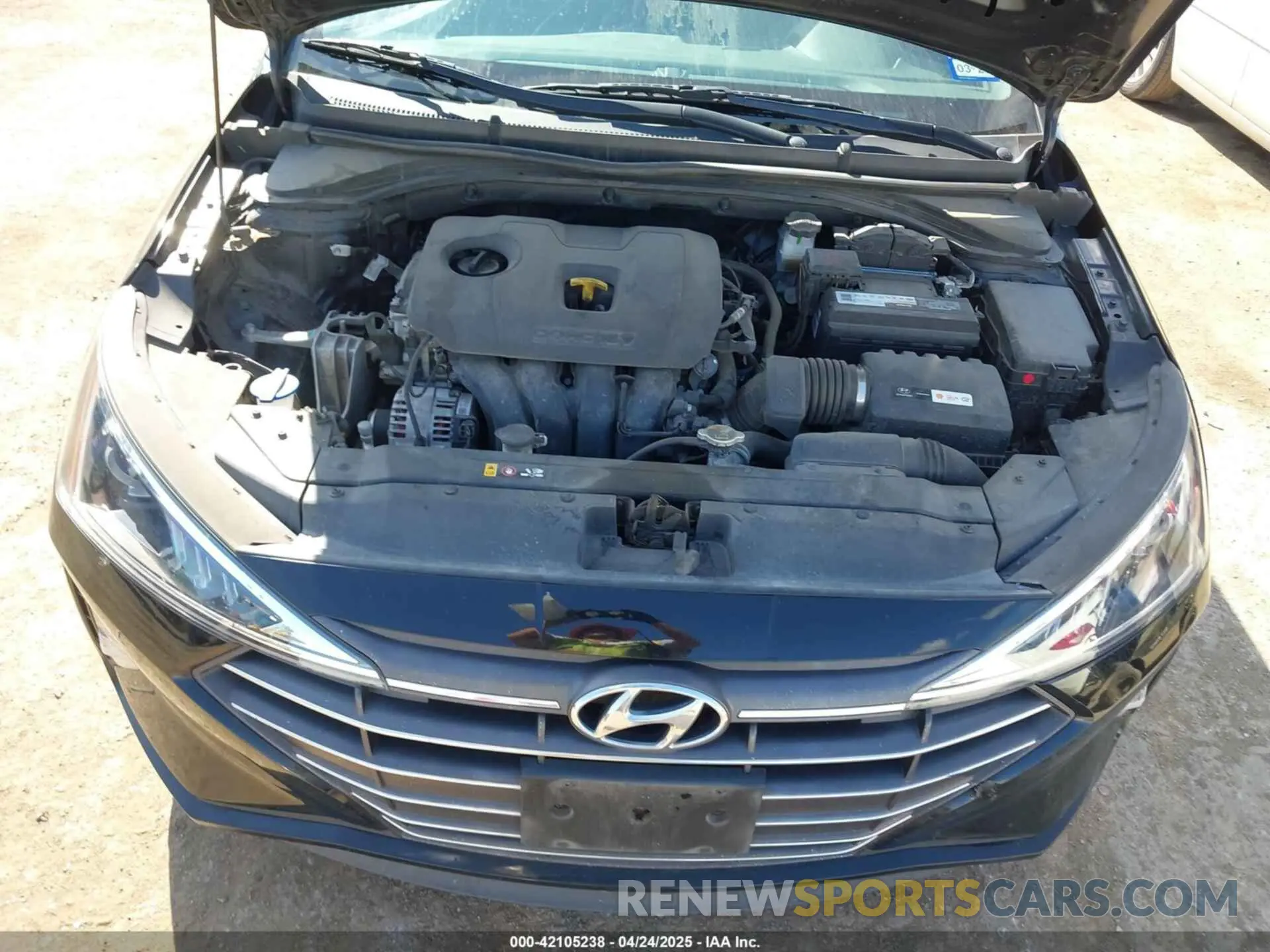 10 Фотография поврежденного автомобиля 5NPD74LF8KH430837 HYUNDAI ELANTRA 2019
