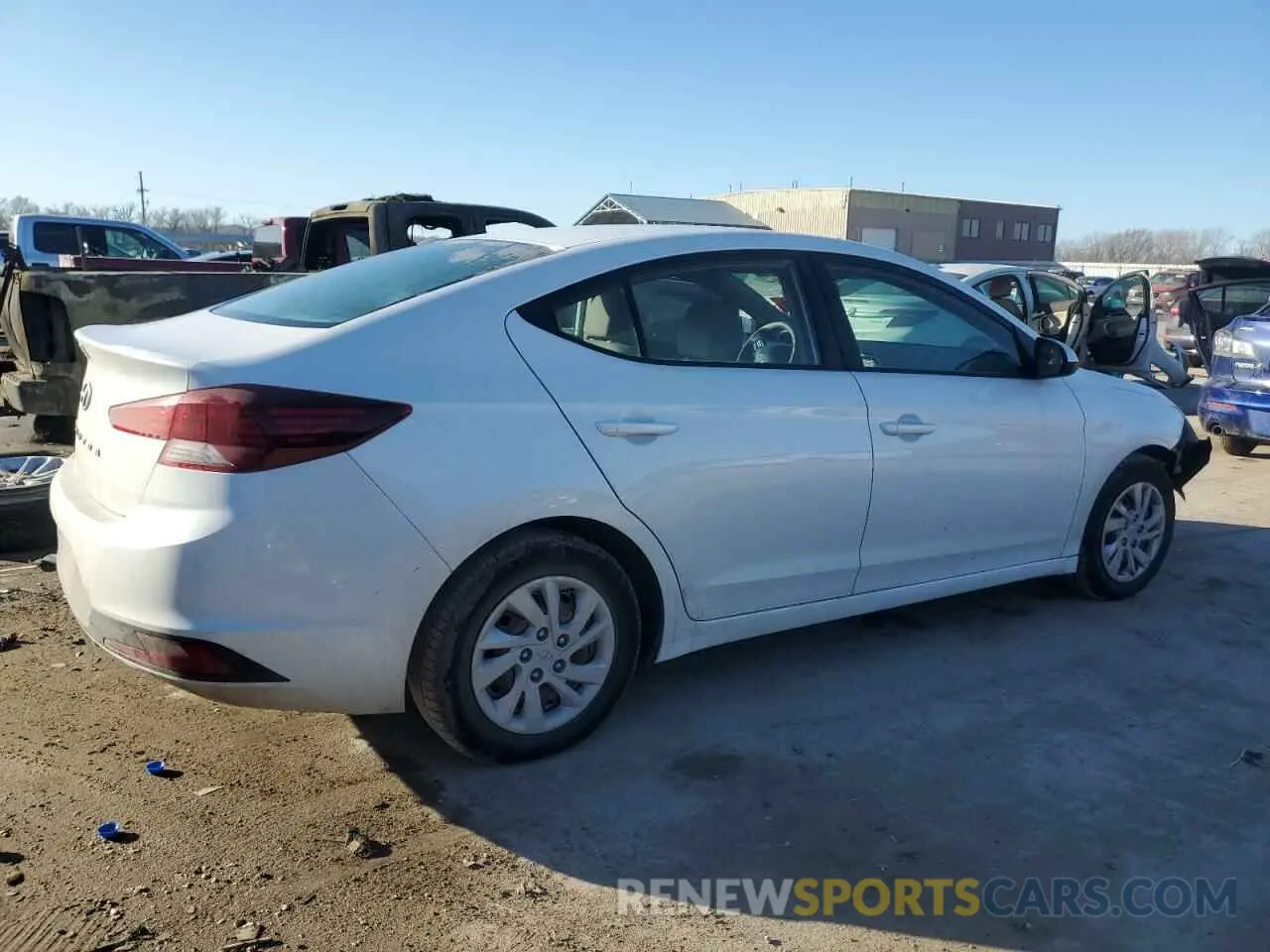 3 Photograph of a damaged car 5NPD74LF8KH434189 HYUNDAI ELANTRA 2019
