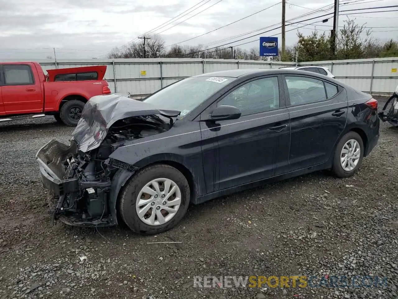 1 Фотография поврежденного автомобиля 5NPD74LF8KH445967 HYUNDAI ELANTRA 2019