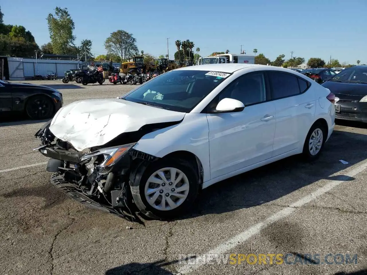 1 Фотография поврежденного автомобиля 5NPD74LF8KH450716 HYUNDAI ELANTRA 2019