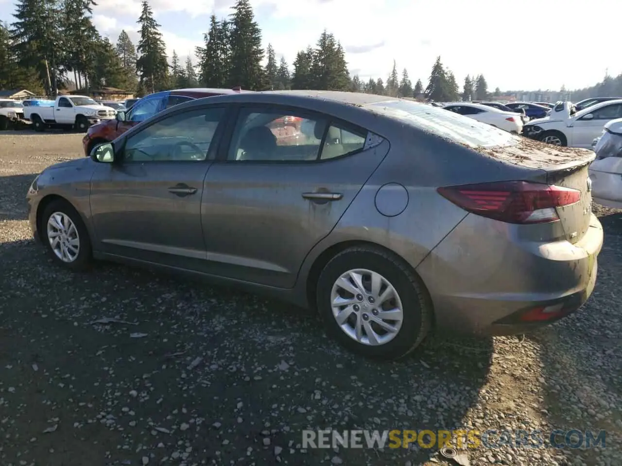 2 Photograph of a damaged car 5NPD74LF8KH451168 HYUNDAI ELANTRA 2019