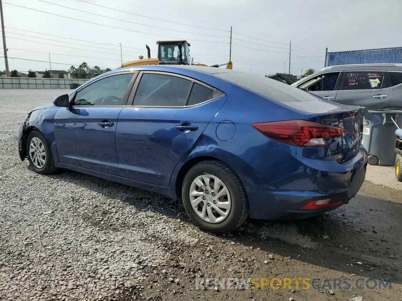2 Photograph of a damaged car 5NPD74LF8KH497616 HYUNDAI ELANTRA 2019