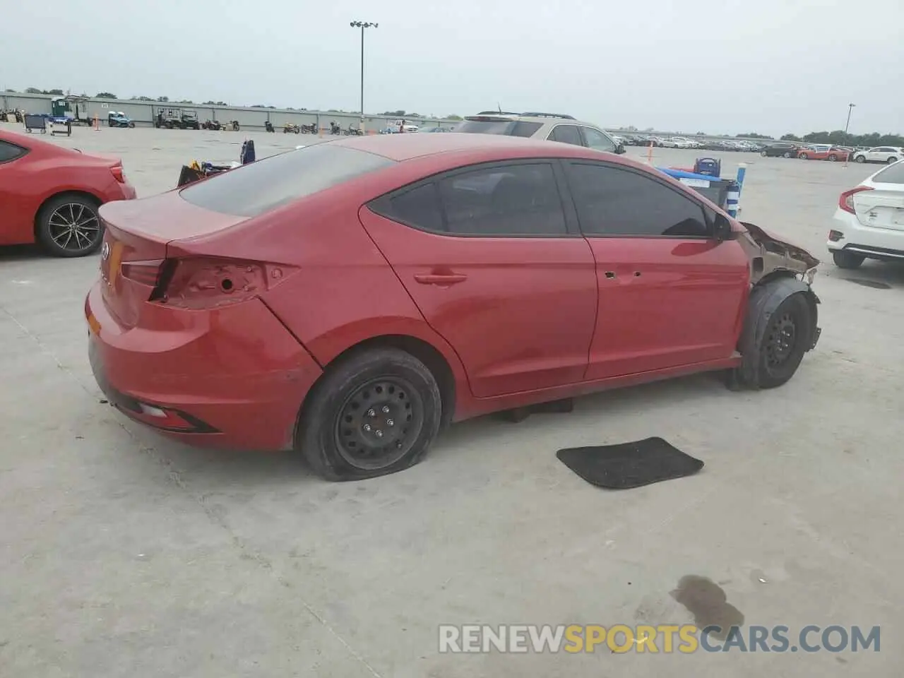 3 Photograph of a damaged car 5NPD74LF9KH402030 HYUNDAI ELANTRA 2019