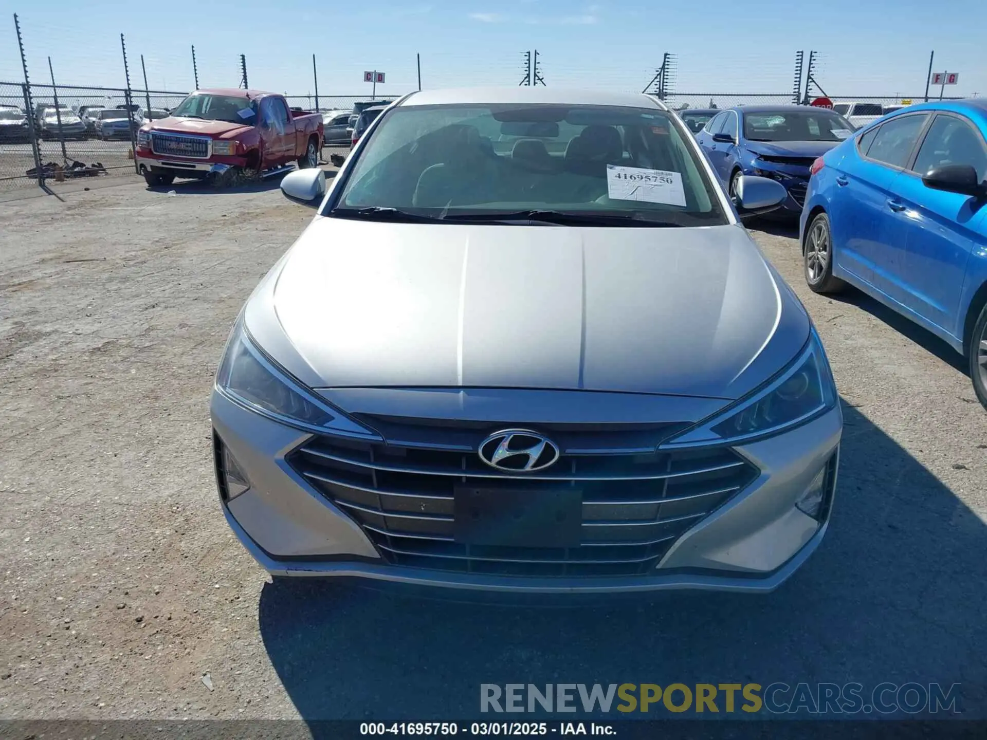 12 Photograph of a damaged car 5NPD74LF9KH412055 HYUNDAI ELANTRA 2019