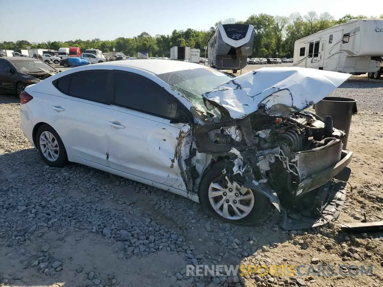 4 Фотография поврежденного автомобиля 5NPD74LF9KH451518 HYUNDAI ELANTRA 2019