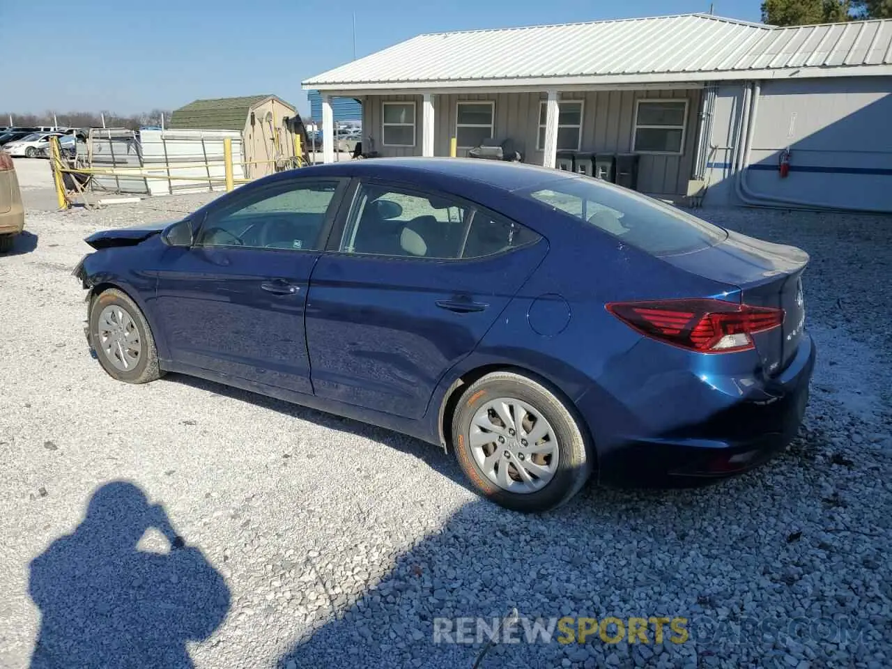 2 Photograph of a damaged car 5NPD74LF9KH464611 HYUNDAI ELANTRA 2019