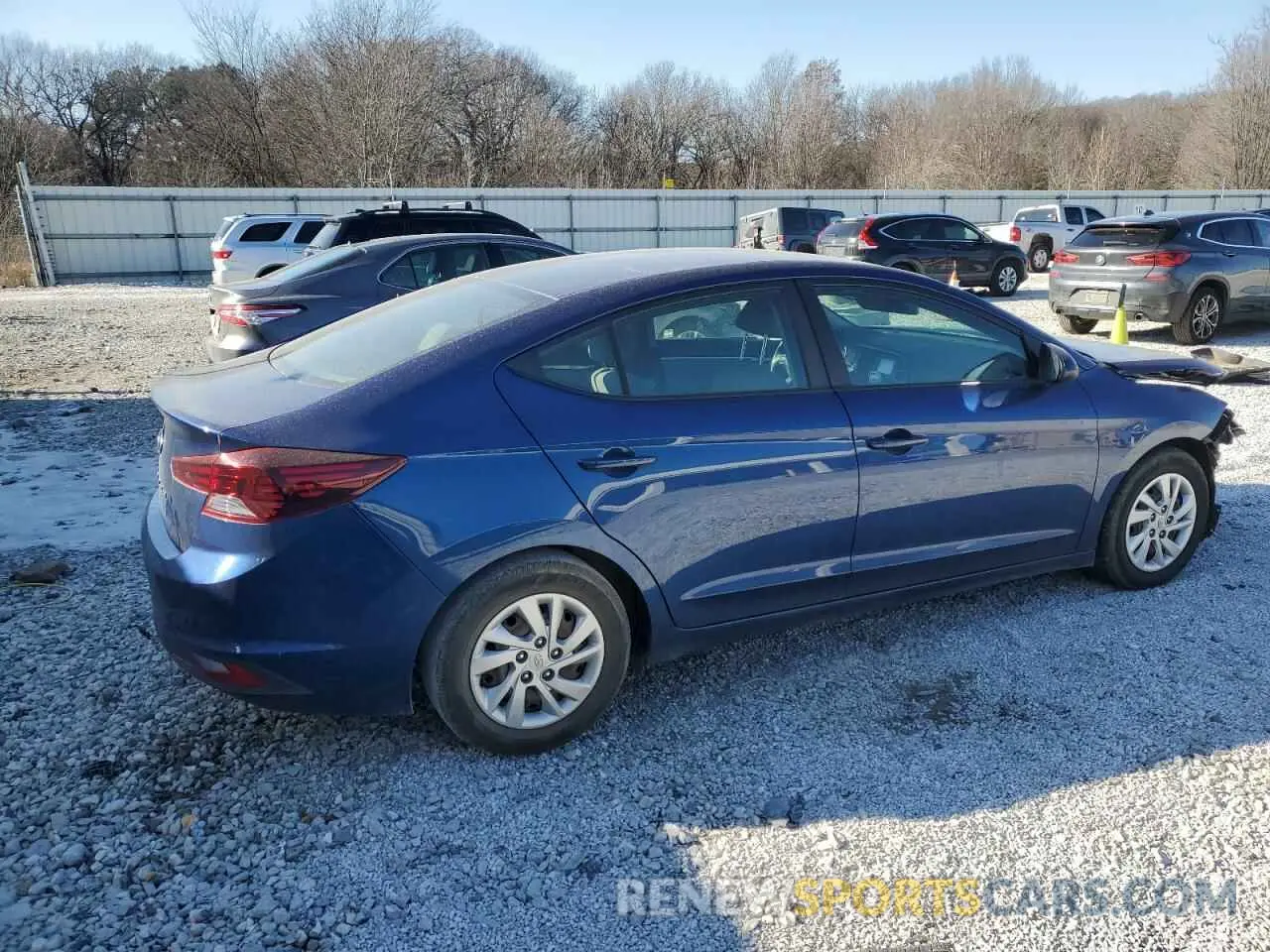 3 Photograph of a damaged car 5NPD74LF9KH464611 HYUNDAI ELANTRA 2019