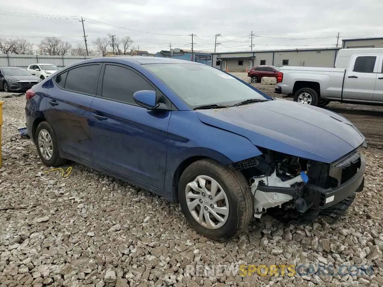 4 Фотография поврежденного автомобиля 5NPD74LF9KH485443 HYUNDAI ELANTRA 2019