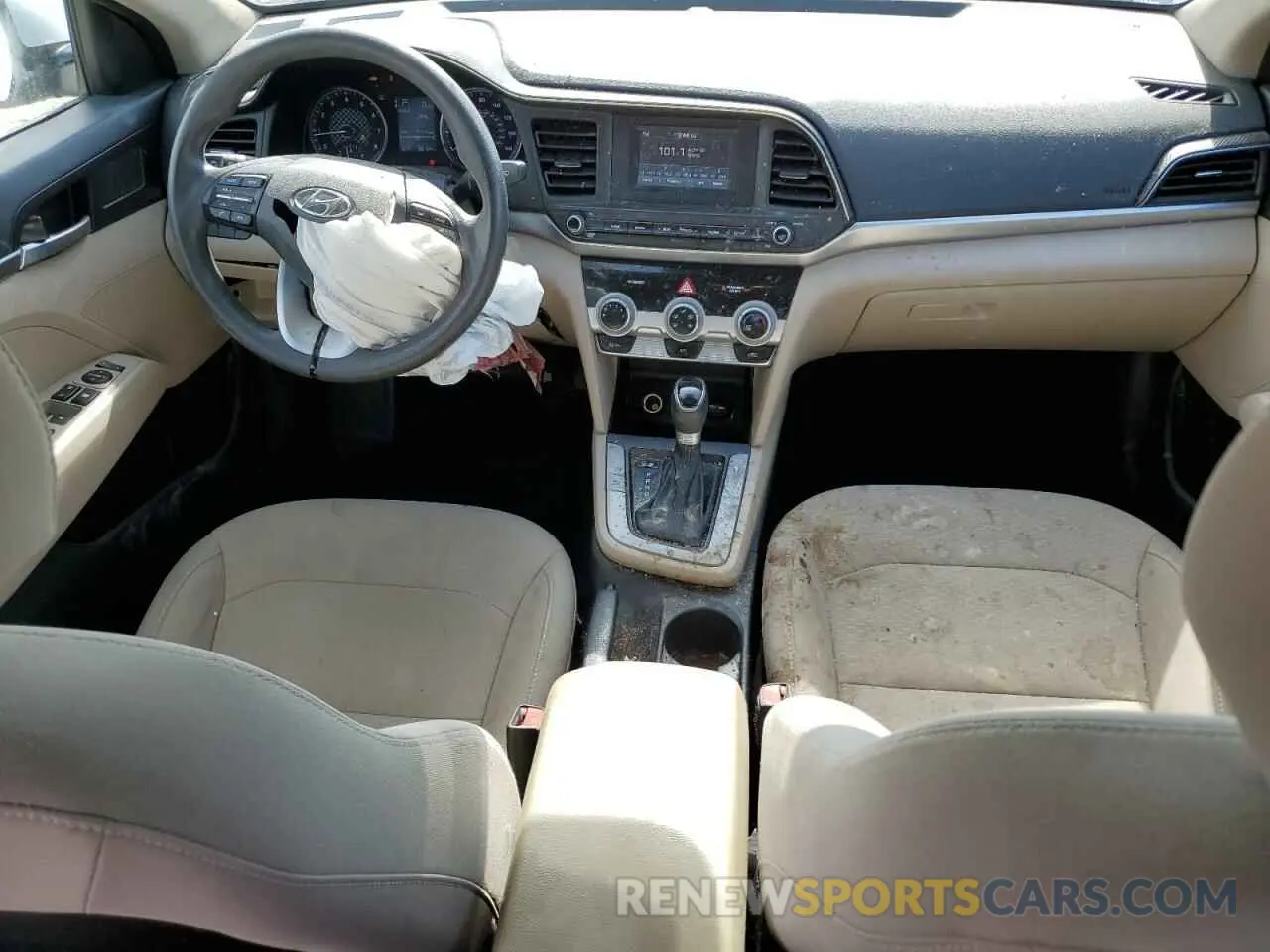 8 Photograph of a damaged car 5NPD74LF9KH487709 HYUNDAI ELANTRA 2019