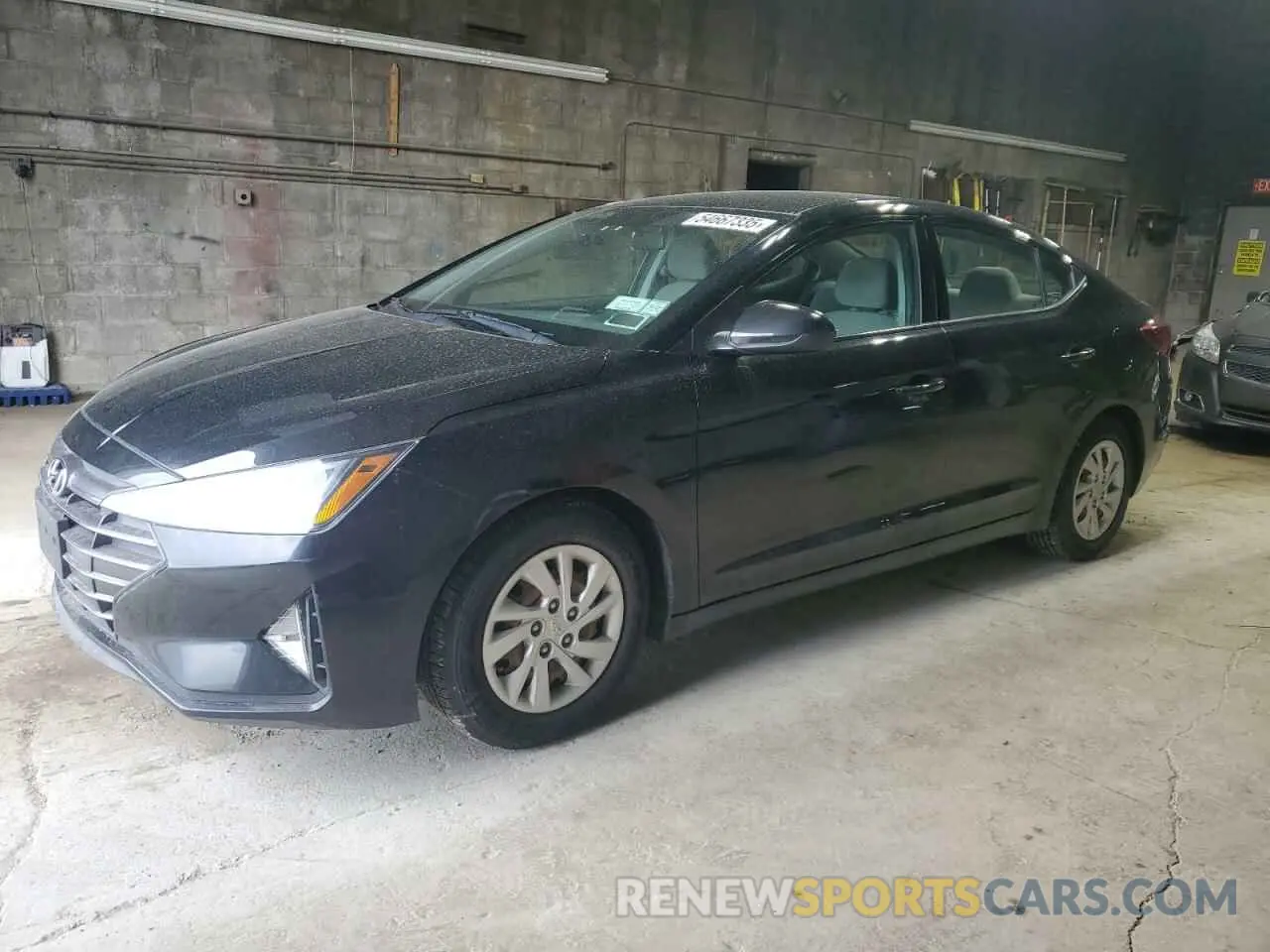 1 Photograph of a damaged car 5NPD74LFXKH406510 HYUNDAI ELANTRA 2019