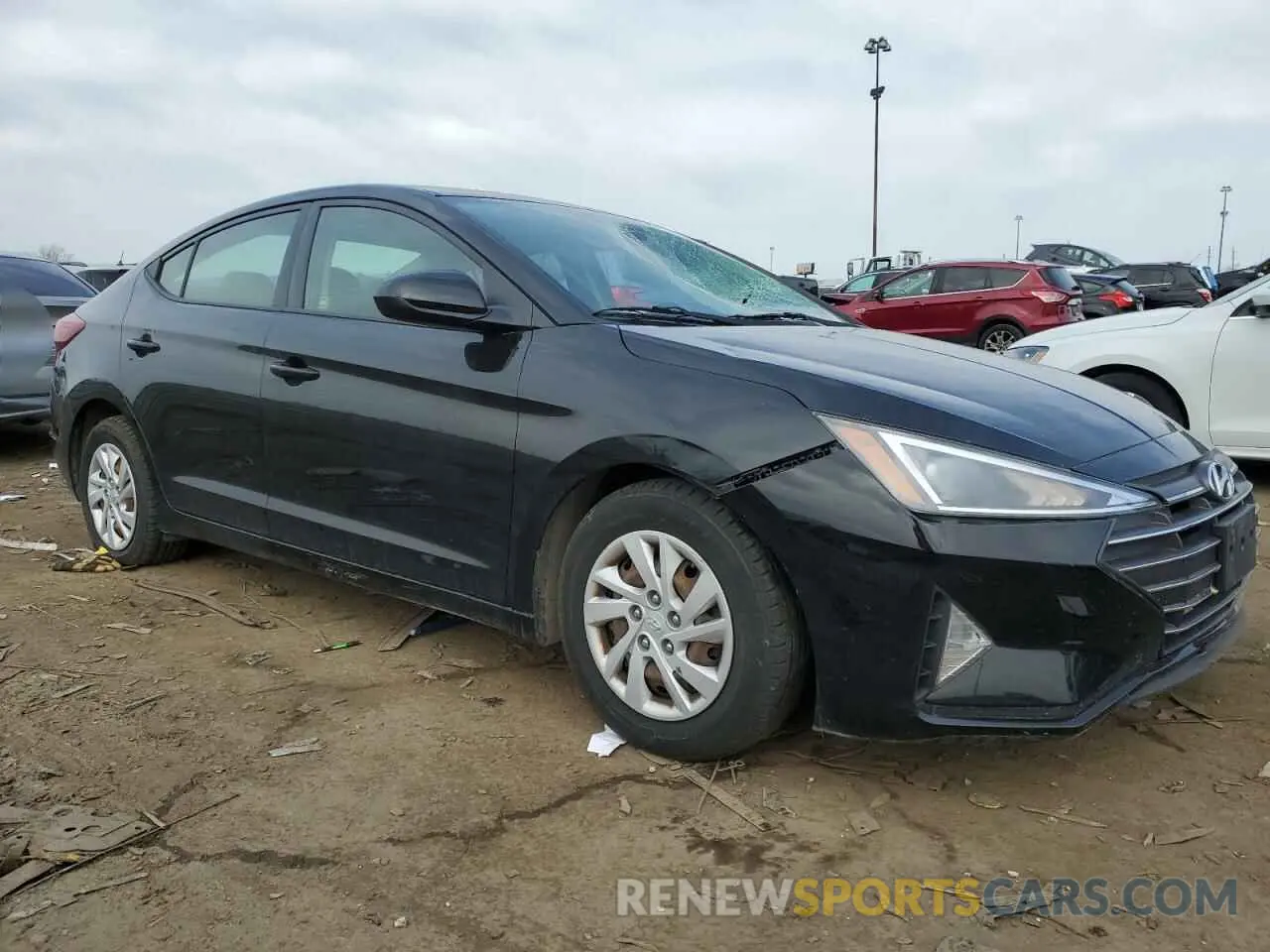 4 Фотография поврежденного автомобиля 5NPD74LFXKH429852 HYUNDAI ELANTRA 2019