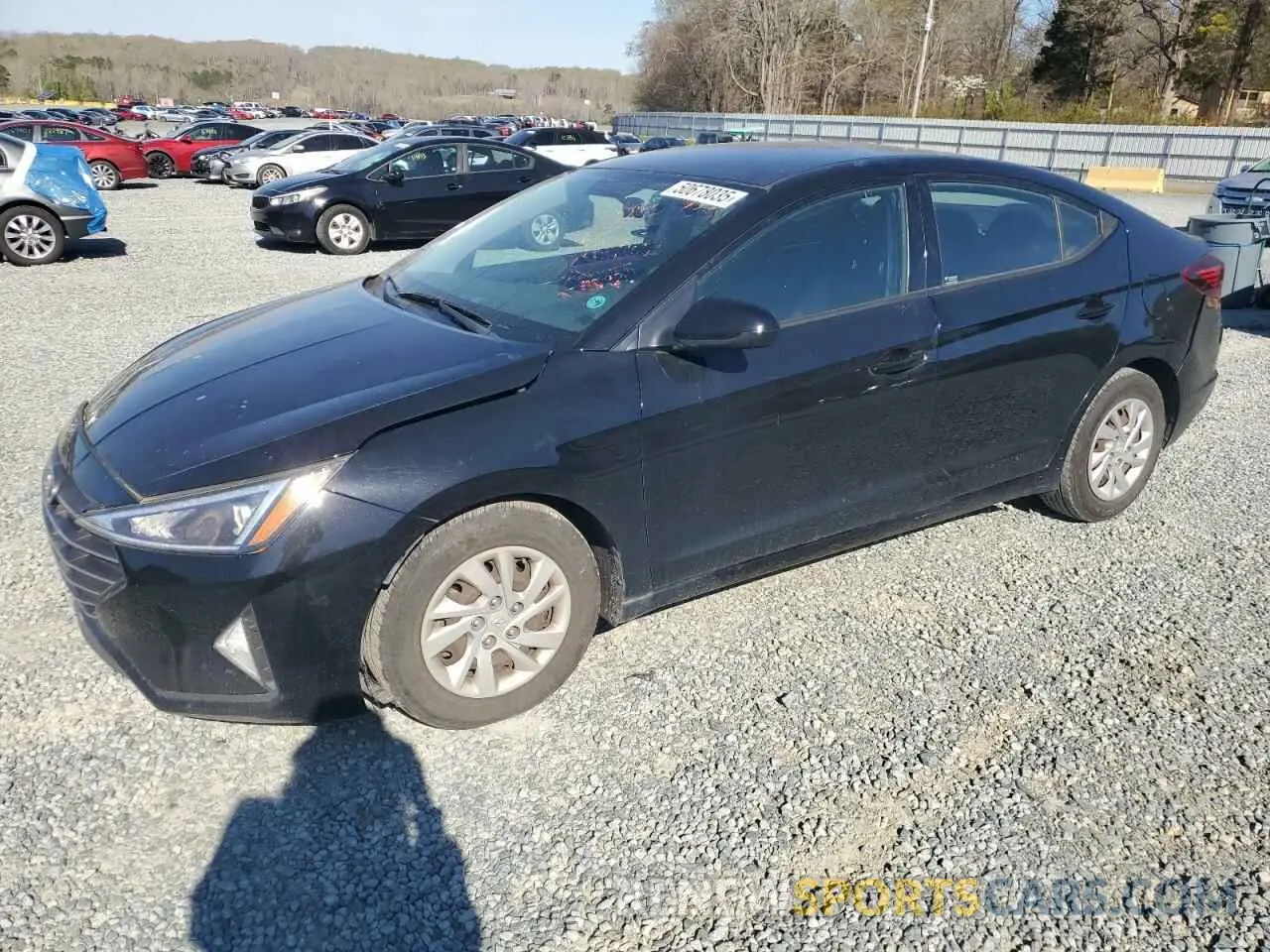1 Photograph of a damaged car 5NPD74LFXKH431973 HYUNDAI ELANTRA 2019
