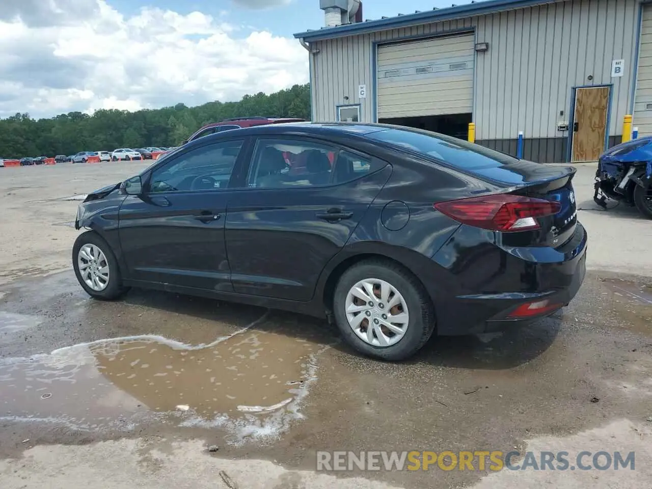 2 Photograph of a damaged car 5NPD74LFXKH495575 HYUNDAI ELANTRA 2019
