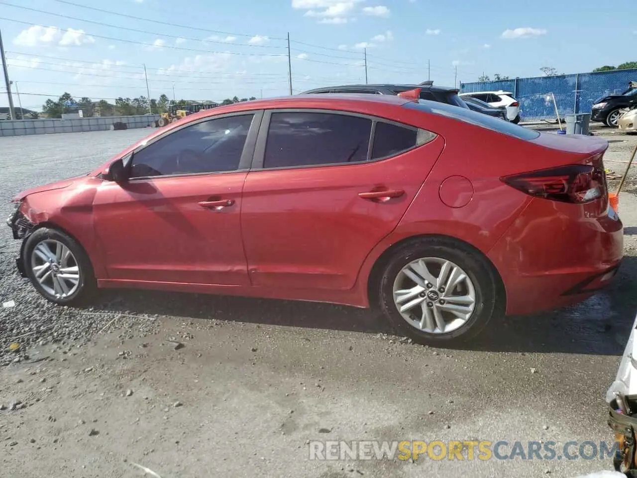 2 Photograph of a damaged car 5NPD84LF0KH432689 HYUNDAI ELANTRA 2019