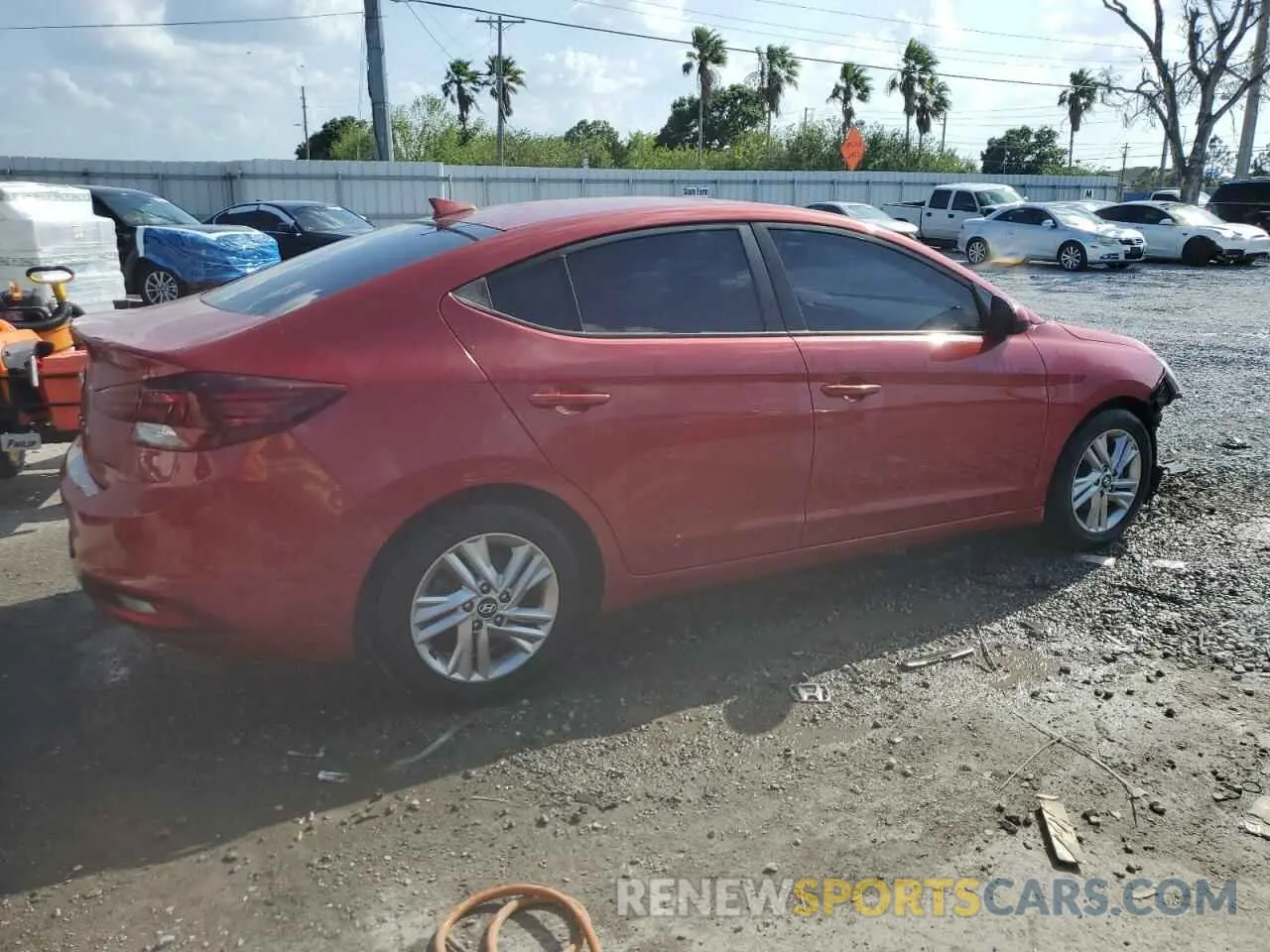 3 Photograph of a damaged car 5NPD84LF0KH432689 HYUNDAI ELANTRA 2019