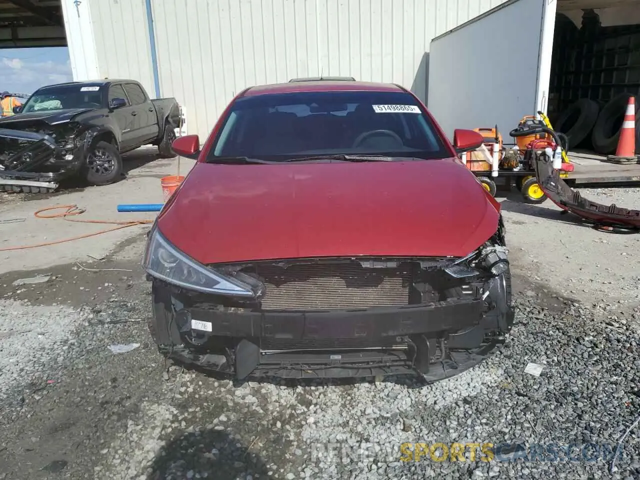 5 Photograph of a damaged car 5NPD84LF0KH432689 HYUNDAI ELANTRA 2019