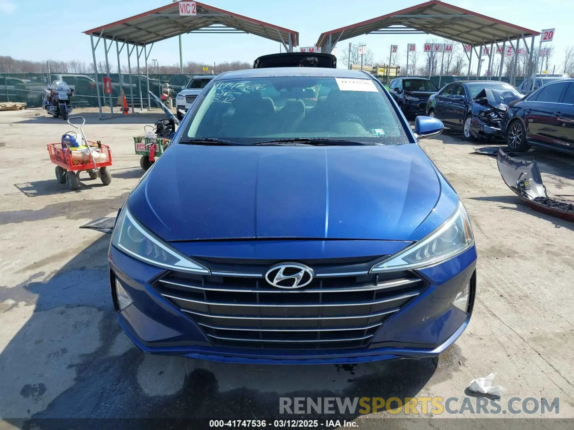 12 Фотография поврежденного автомобиля 5NPD84LF0KH435303 HYUNDAI ELANTRA 2019