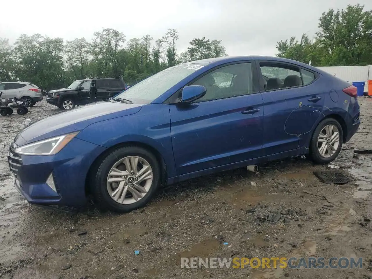 1 Photograph of a damaged car 5NPD84LF0KH469113 HYUNDAI ELANTRA 2019
