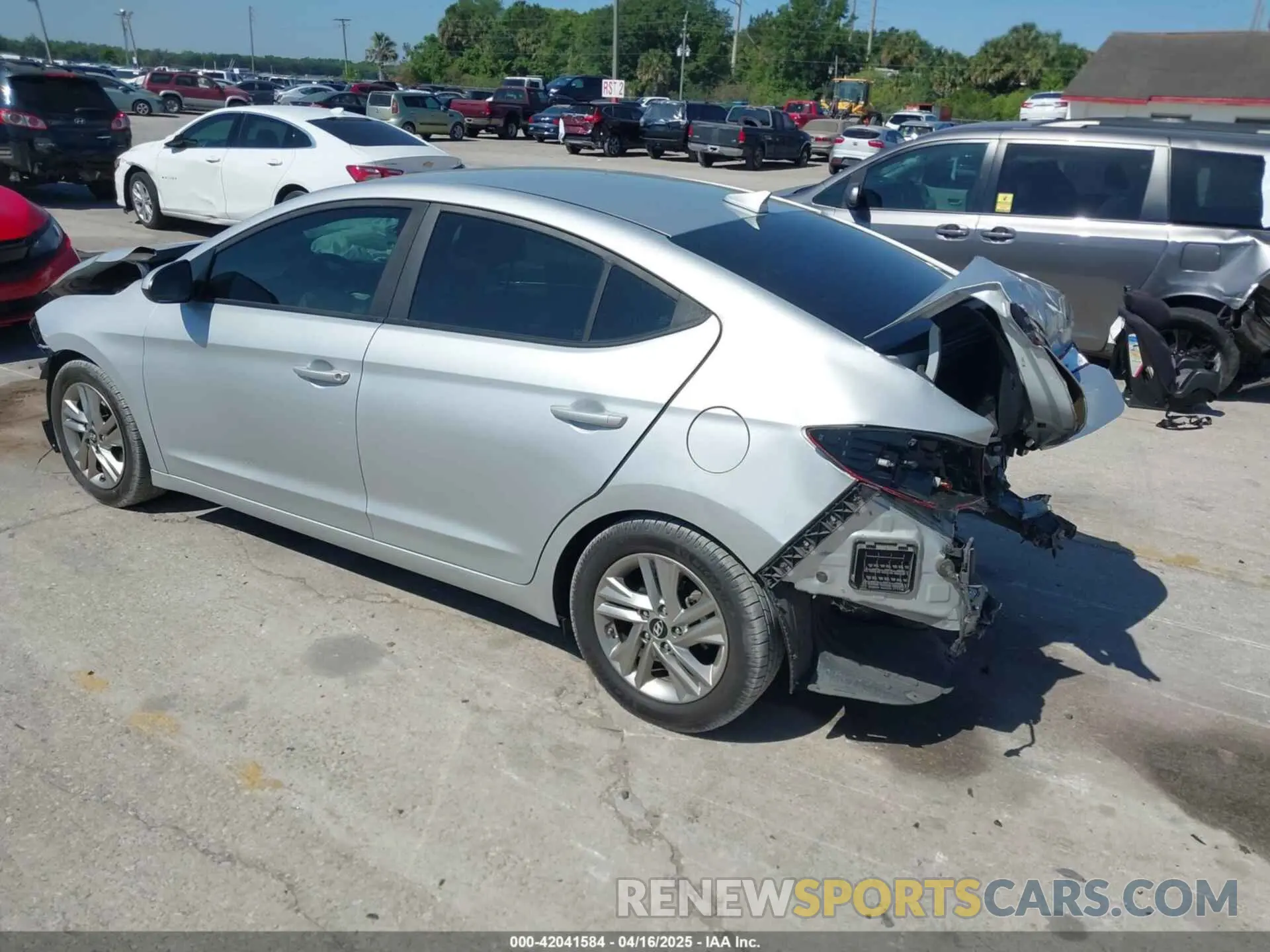 3 Photograph of a damaged car 5NPD84LF1KH430188 HYUNDAI ELANTRA 2019