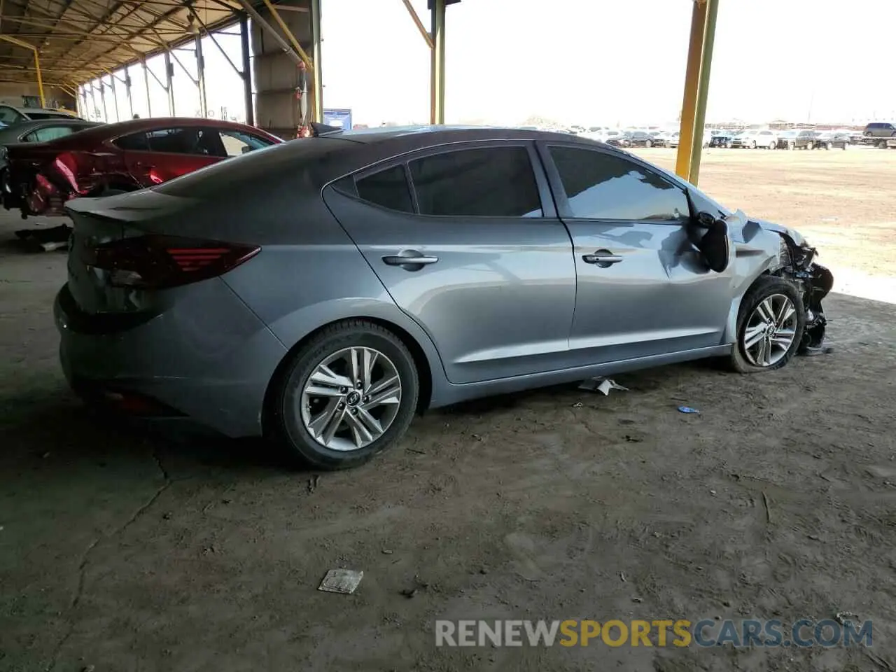 3 Фотография поврежденного автомобиля 5NPD84LF1KH444639 HYUNDAI ELANTRA 2019