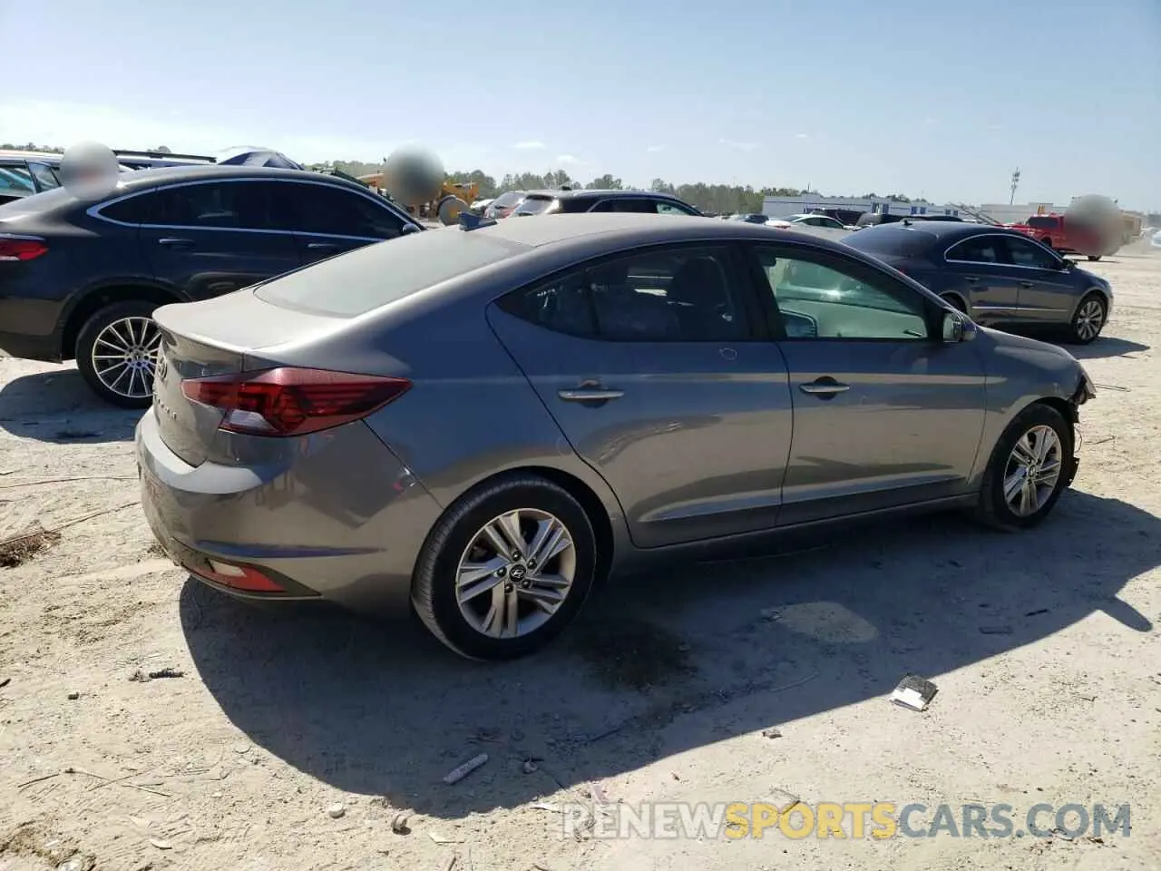 3 Photograph of a damaged car 5NPD84LF2KH405588 HYUNDAI ELANTRA 2019