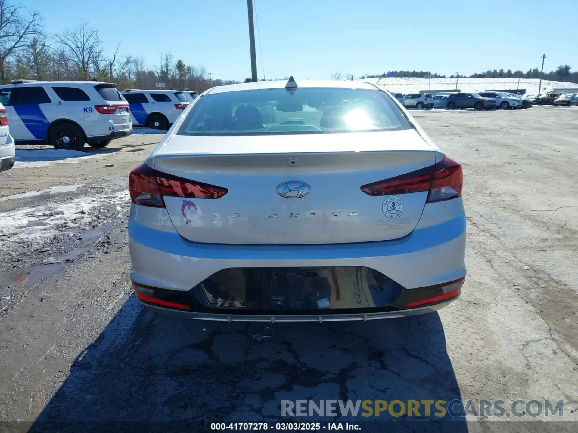 16 Photograph of a damaged car 5NPD84LF2KH449607 HYUNDAI ELANTRA 2019
