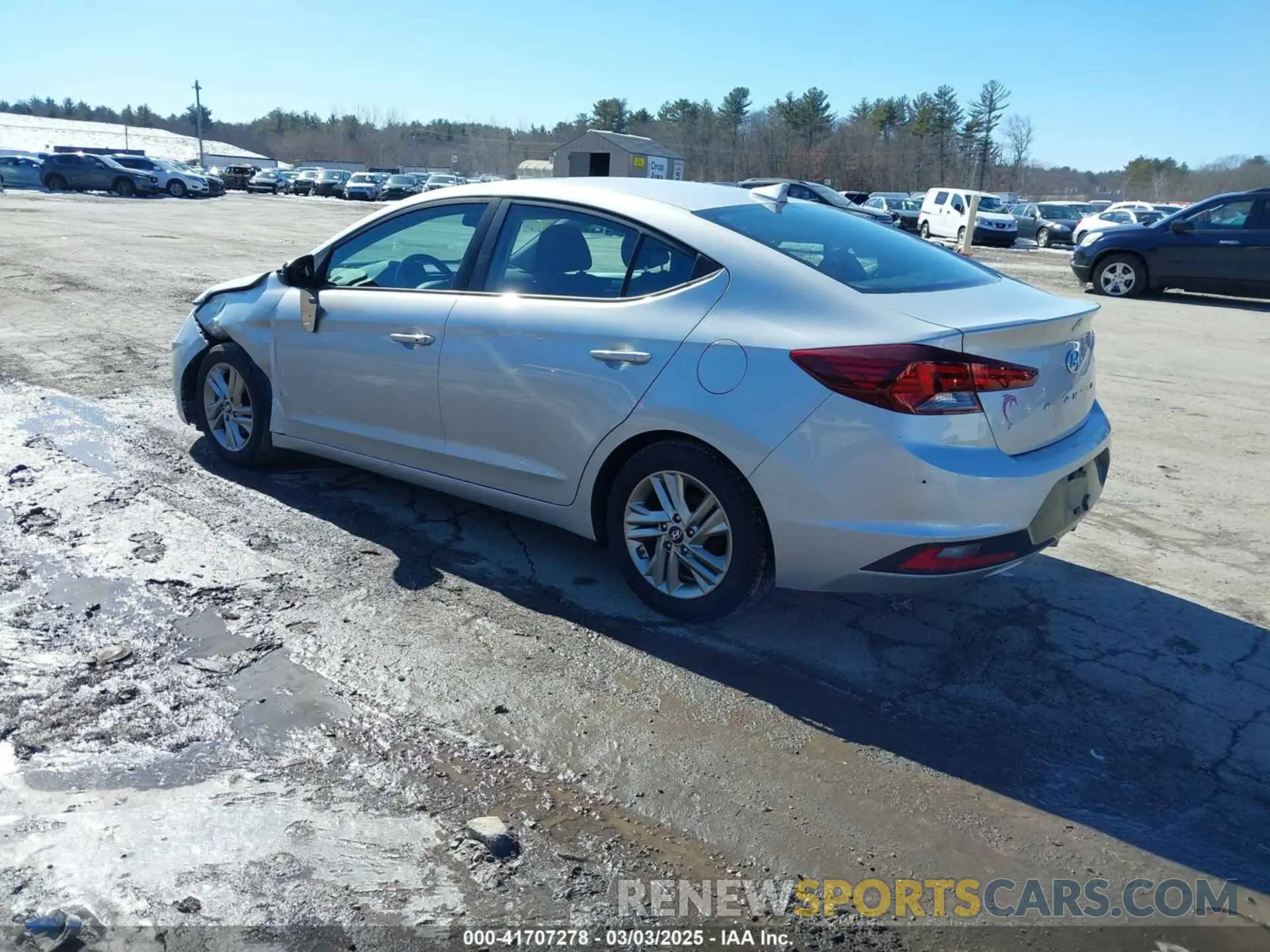 3 Photograph of a damaged car 5NPD84LF2KH449607 HYUNDAI ELANTRA 2019