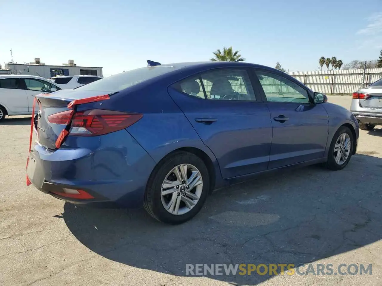 3 Photograph of a damaged car 5NPD84LF2KH455570 HYUNDAI ELANTRA 2019