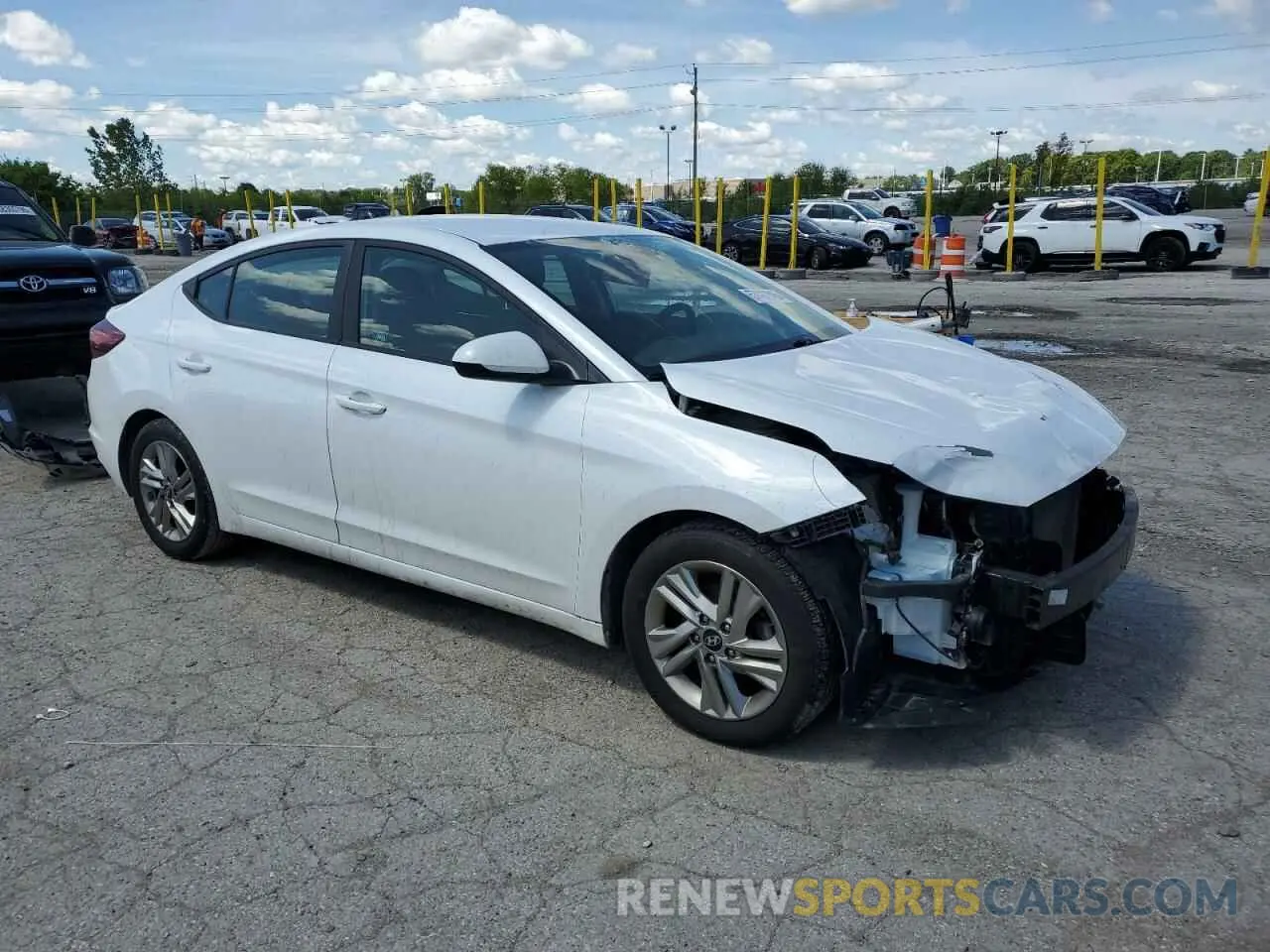 4 Фотография поврежденного автомобиля 5NPD84LF2KH457092 HYUNDAI ELANTRA 2019