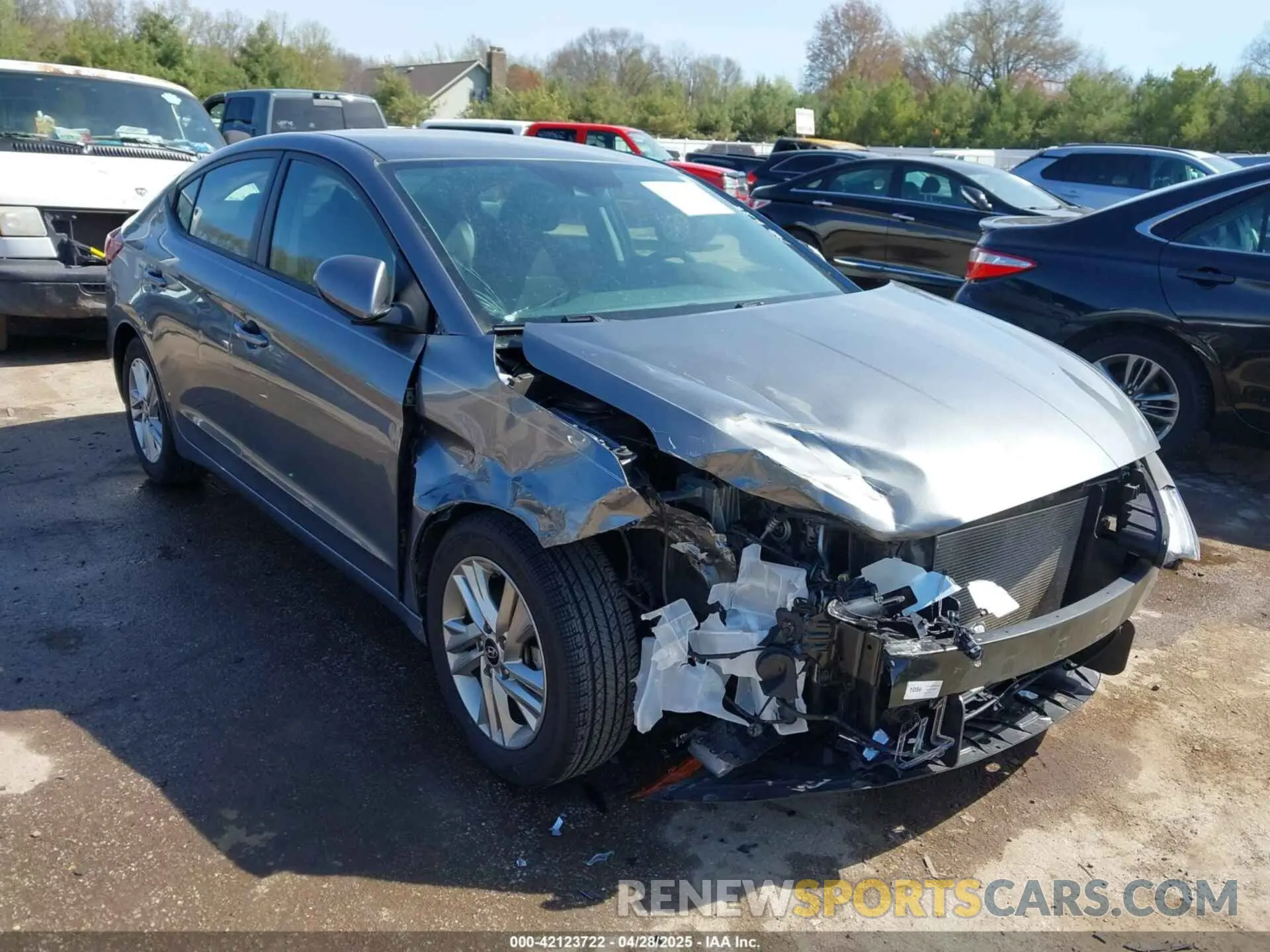 6 Photograph of a damaged car 5NPD84LF3KH405177 HYUNDAI ELANTRA 2019