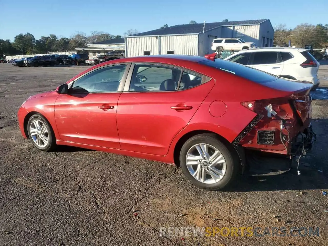 2 Photograph of a damaged car 5NPD84LF3KH406653 HYUNDAI ELANTRA 2019