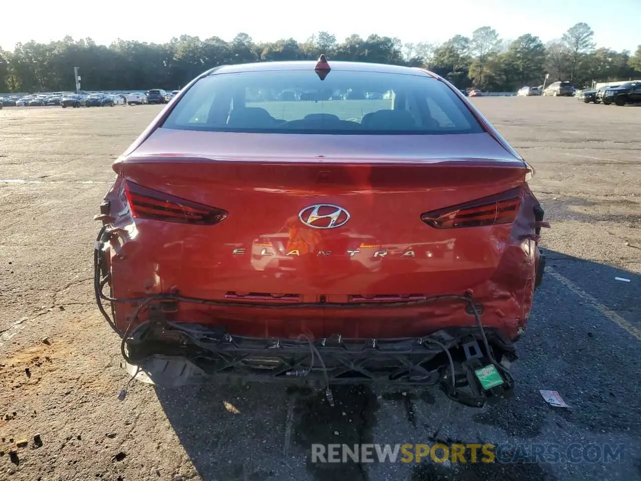 6 Photograph of a damaged car 5NPD84LF3KH406653 HYUNDAI ELANTRA 2019