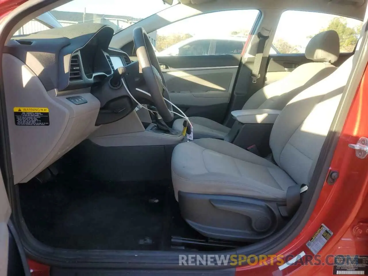 7 Photograph of a damaged car 5NPD84LF3KH406653 HYUNDAI ELANTRA 2019