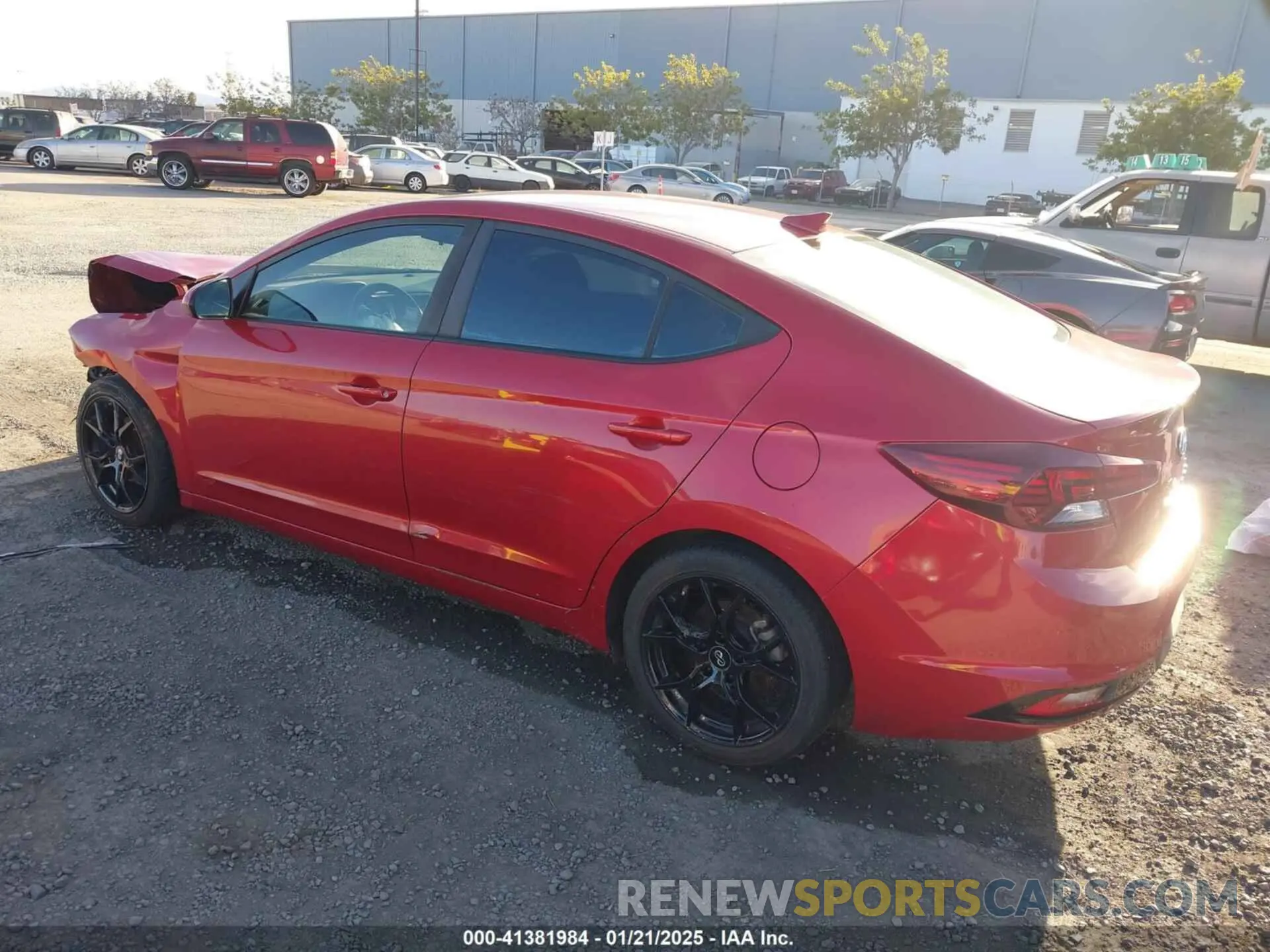 3 Photograph of a damaged car 5NPD84LF3KH463354 HYUNDAI ELANTRA 2019