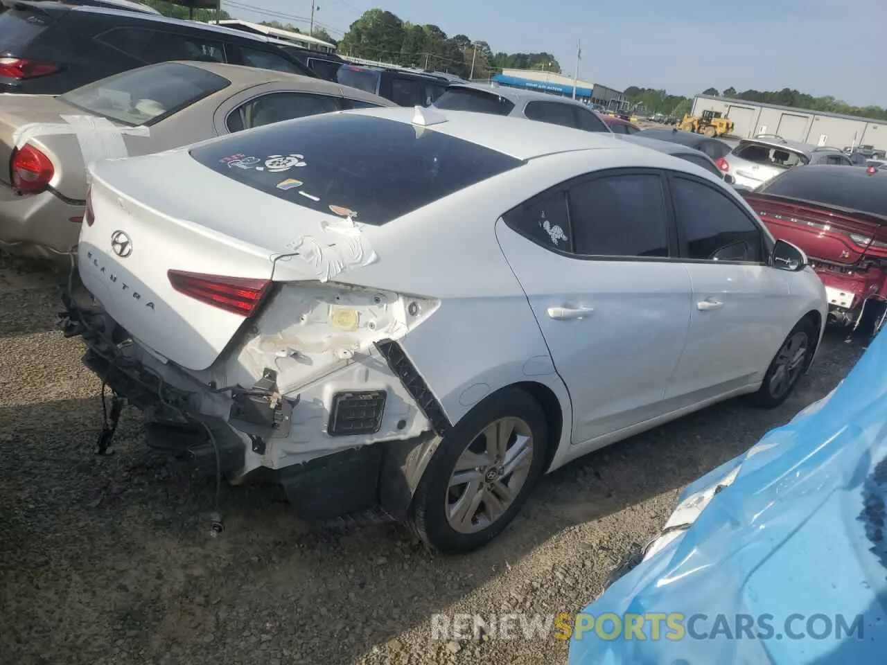 3 Photograph of a damaged car 5NPD84LF4KH413451 HYUNDAI ELANTRA 2019