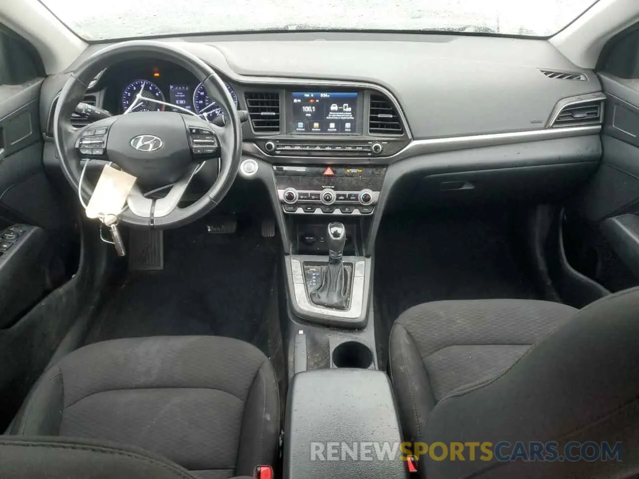8 Photograph of a damaged car 5NPD84LF4KH418827 HYUNDAI ELANTRA 2019