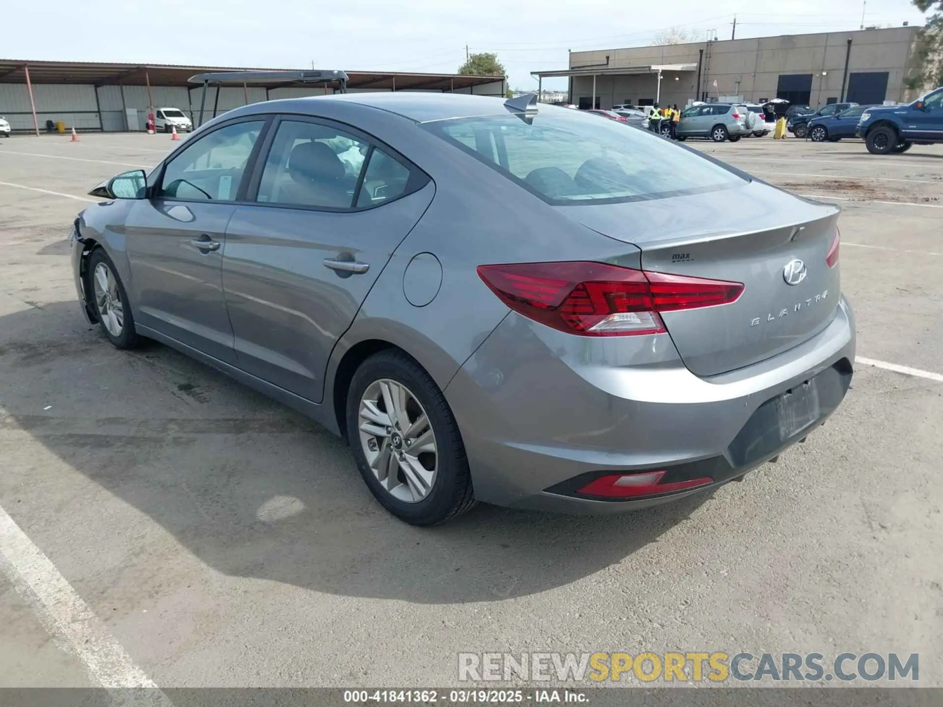 3 Photograph of a damaged car 5NPD84LF4KH424174 HYUNDAI ELANTRA 2019