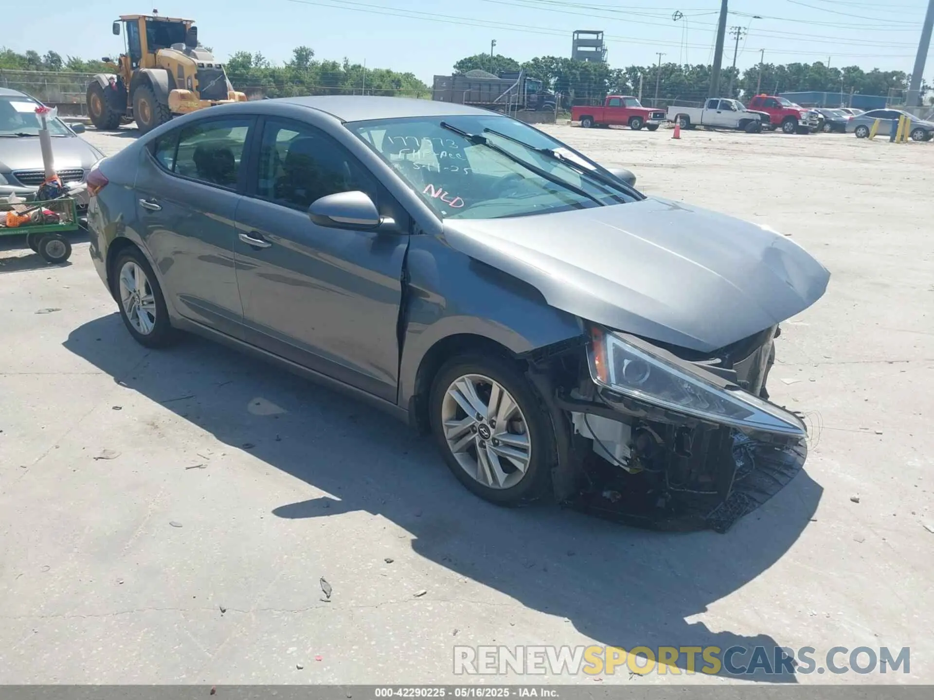 1 Фотография поврежденного автомобиля 5NPD84LF4KH476002 HYUNDAI ELANTRA 2019