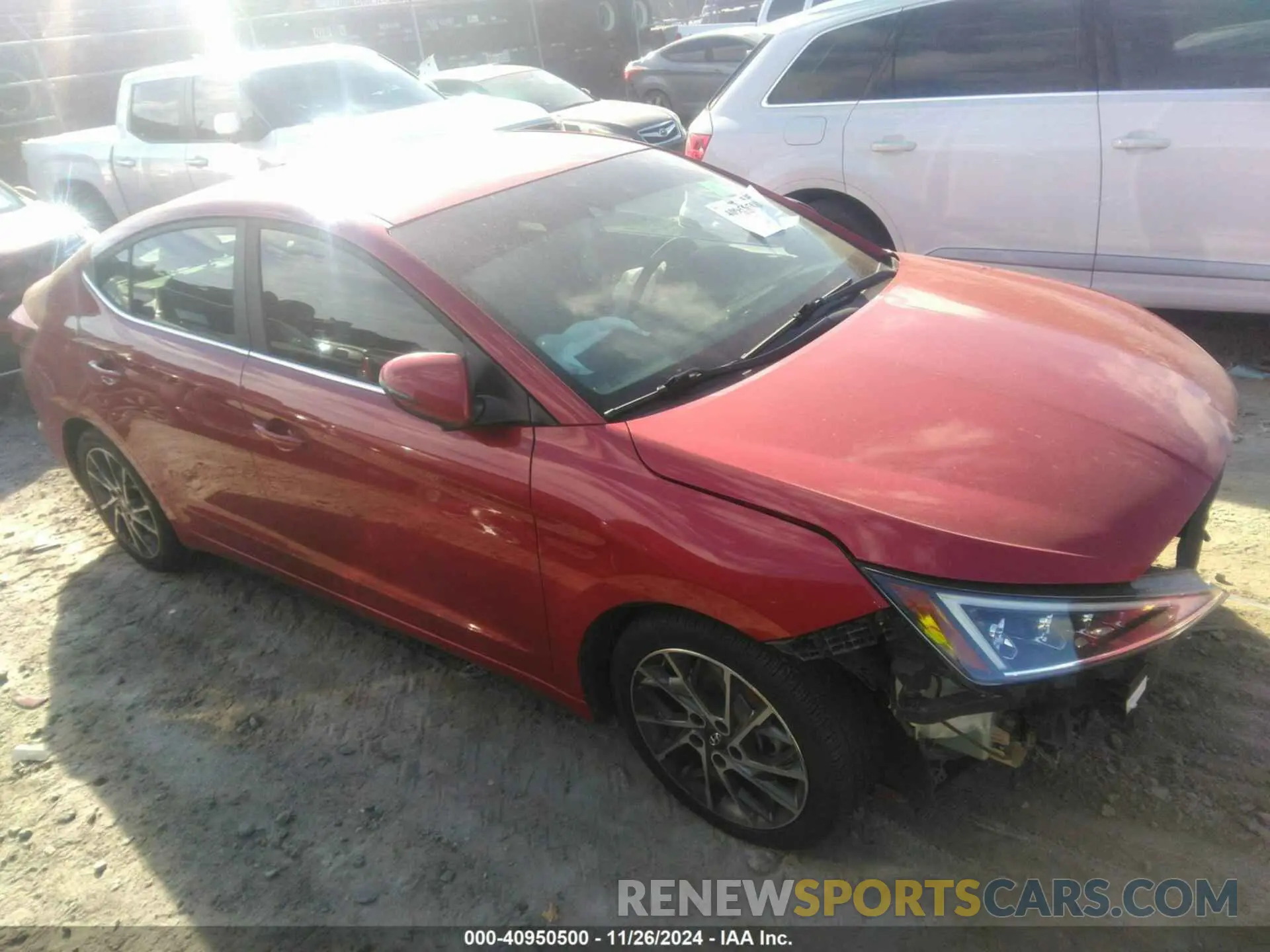 12 Photograph of a damaged car 5NPD84LF4KH486061 HYUNDAI ELANTRA 2019