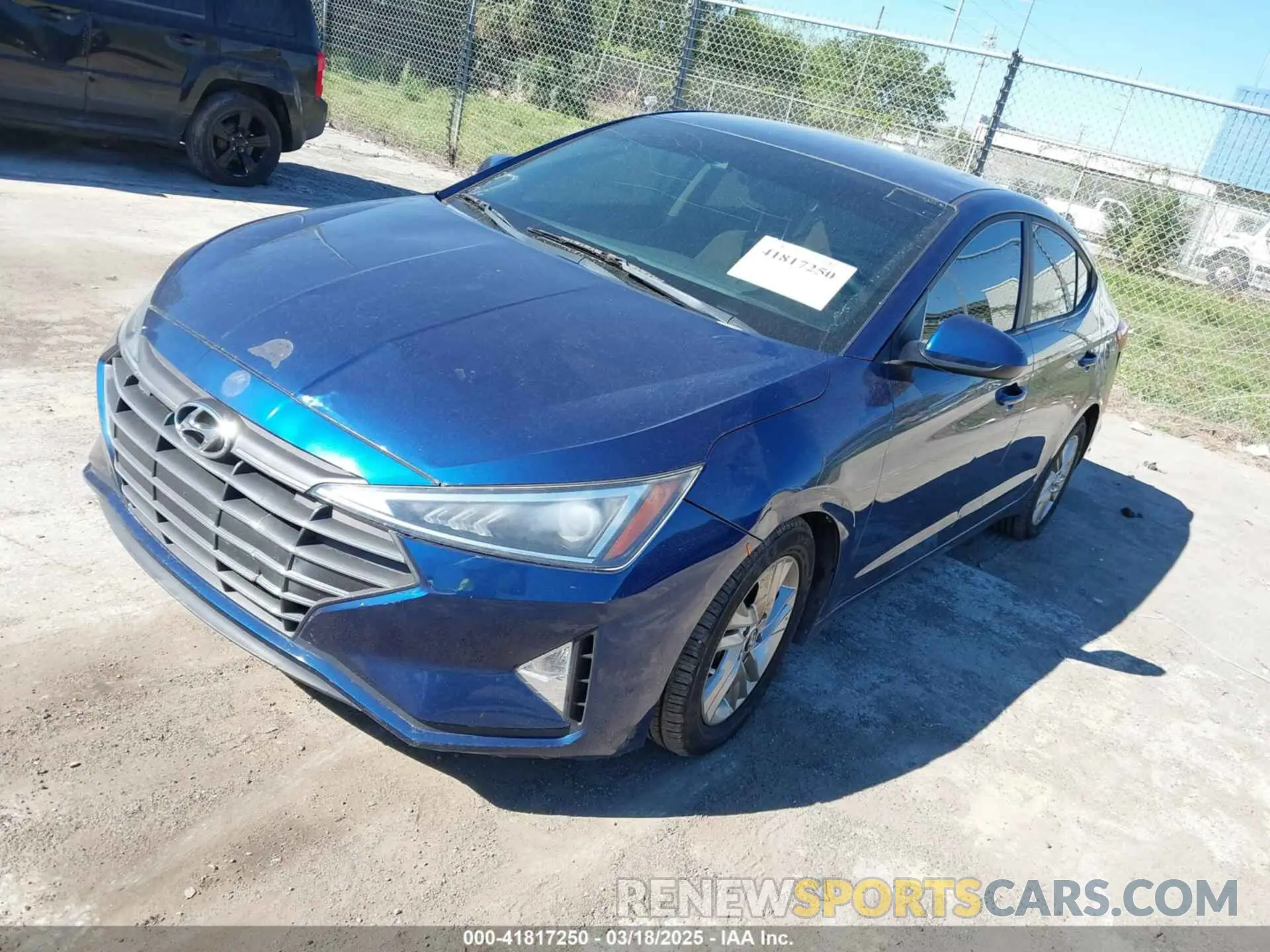 2 Photograph of a damaged car 5NPD84LF5KH407836 HYUNDAI ELANTRA 2019