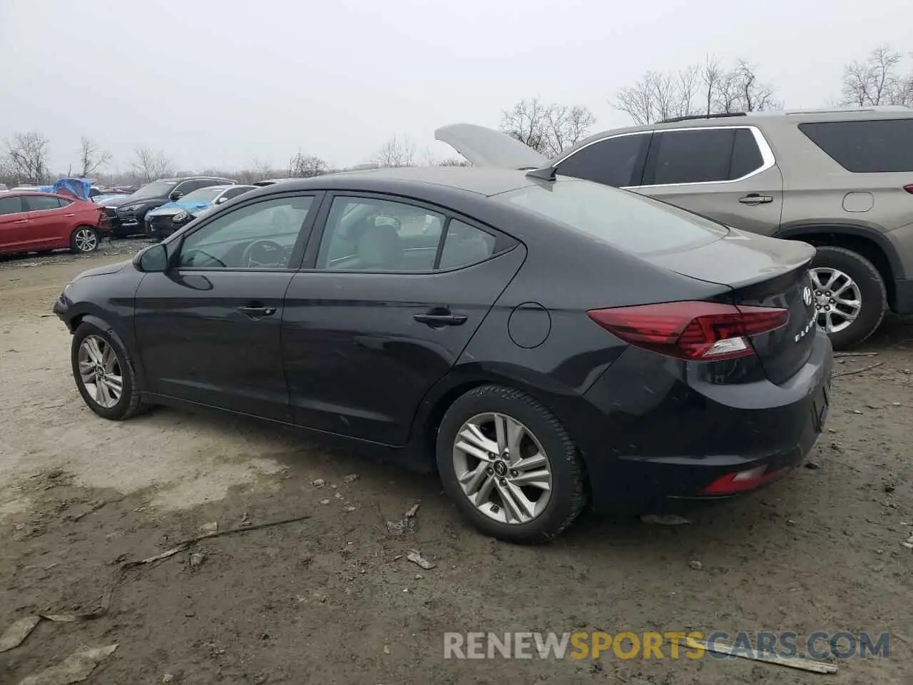 2 Photograph of a damaged car 5NPD84LF5KH414043 HYUNDAI ELANTRA 2019