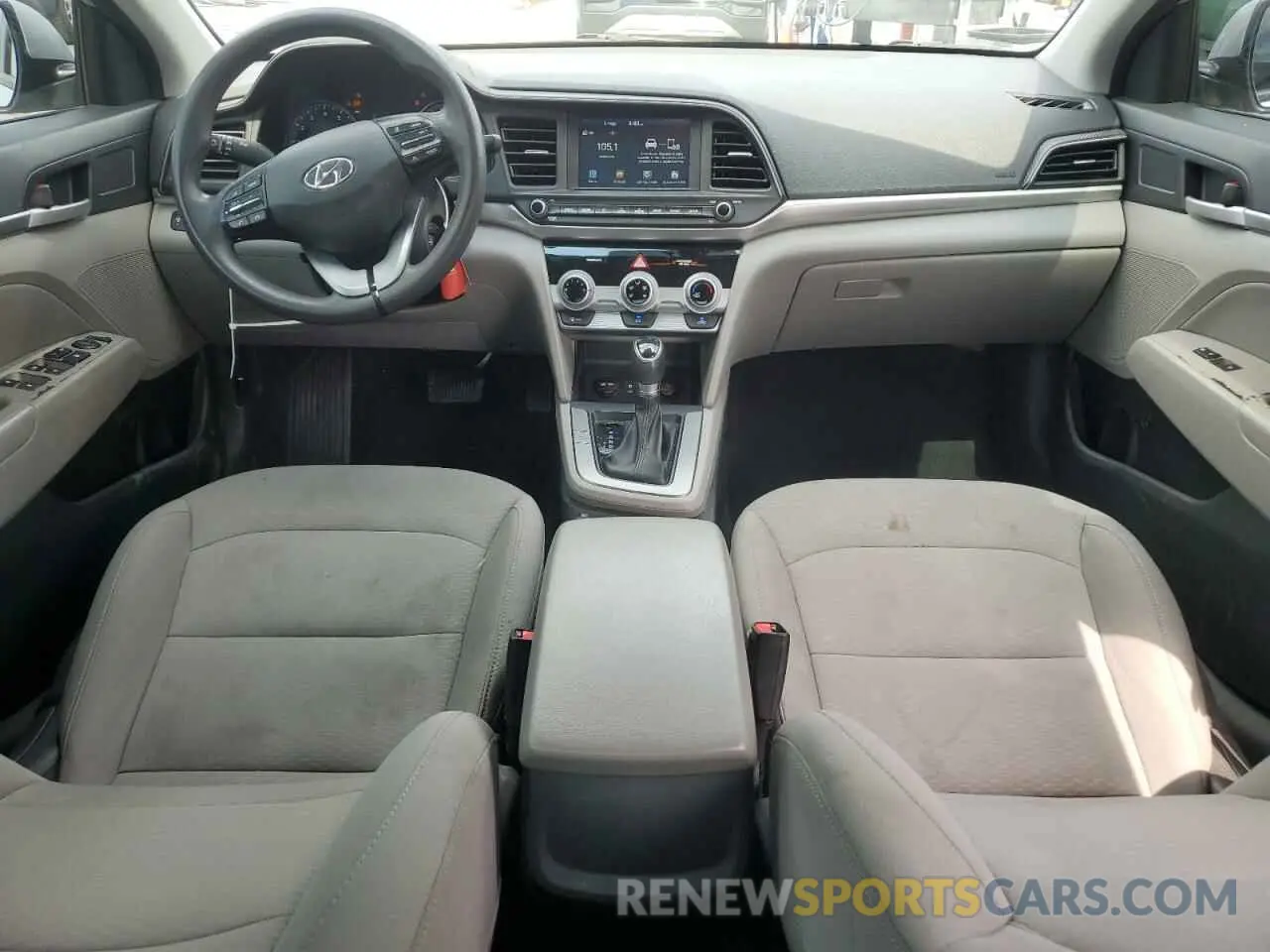 8 Photograph of a damaged car 5NPD84LF5KH444871 HYUNDAI ELANTRA 2019