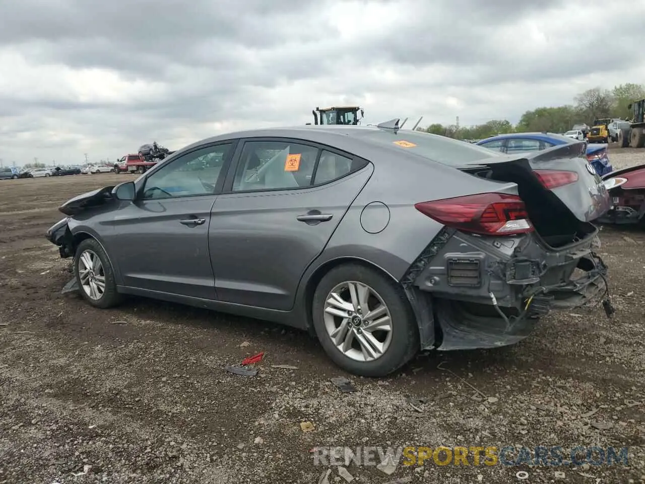 2 Photograph of a damaged car 5NPD84LF5KH452226 HYUNDAI ELANTRA 2019