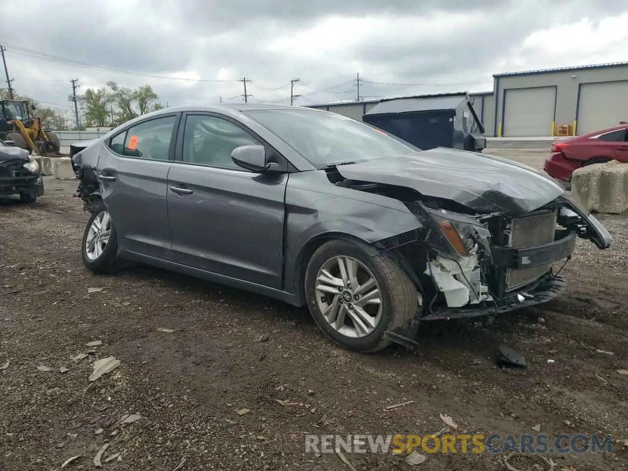 4 Photograph of a damaged car 5NPD84LF5KH452226 HYUNDAI ELANTRA 2019