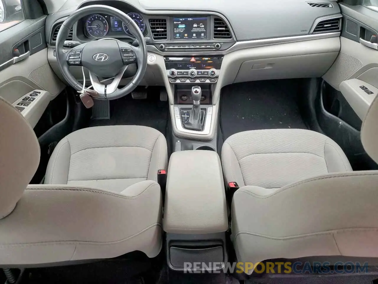 8 Photograph of a damaged car 5NPD84LF6KH415542 HYUNDAI ELANTRA 2019