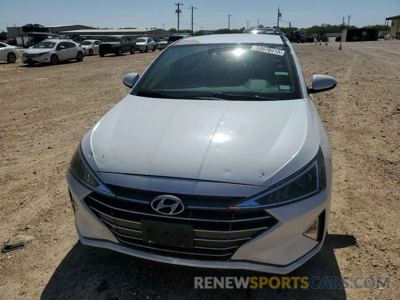 5 Photograph of a damaged car 5NPD84LF6KH416285 HYUNDAI ELANTRA 2019