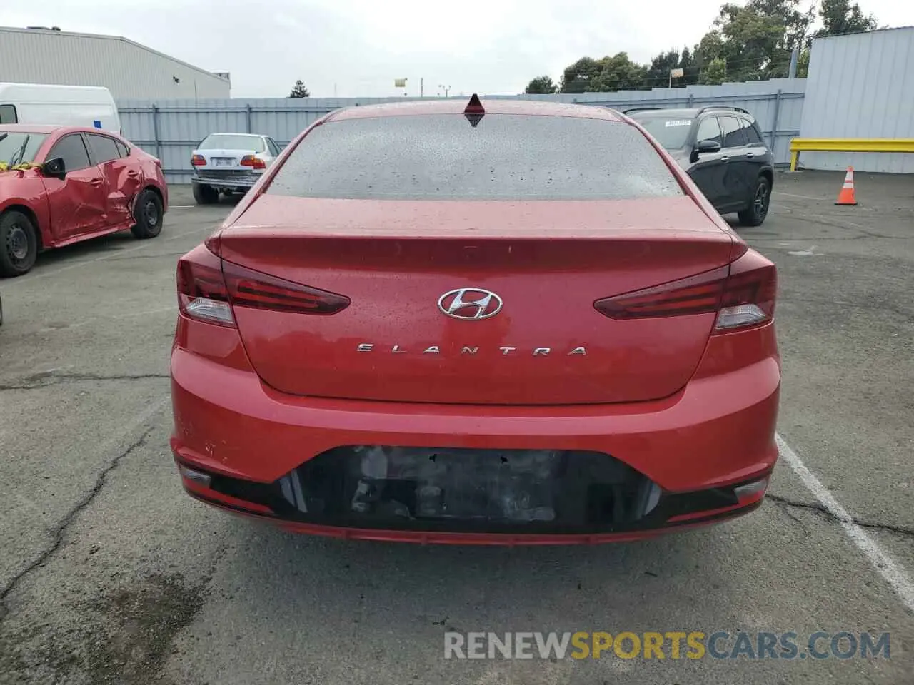 6 Photograph of a damaged car 5NPD84LF6KH421406 HYUNDAI ELANTRA 2019