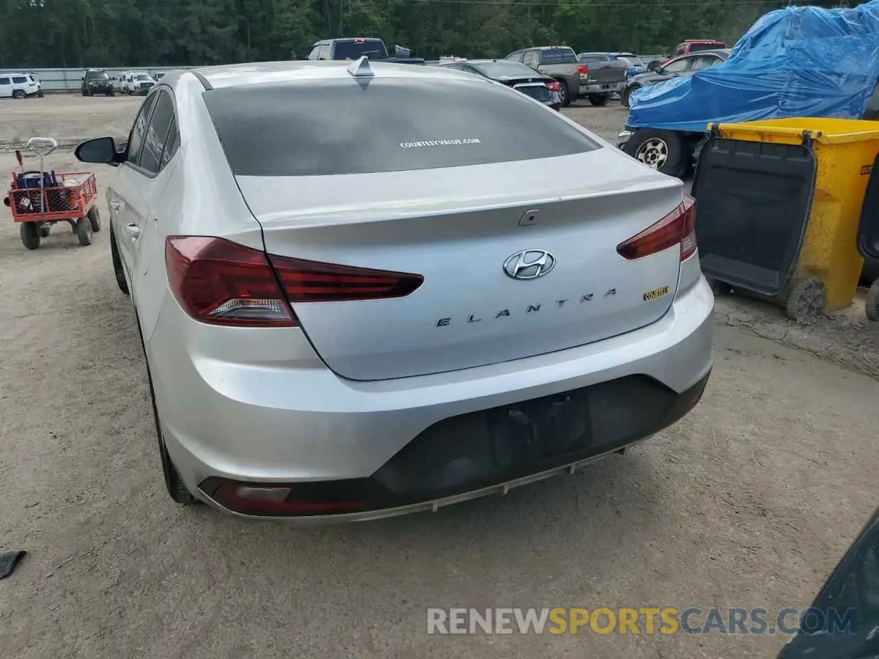 6 Photograph of a damaged car 5NPD84LF6KH445415 HYUNDAI ELANTRA 2019
