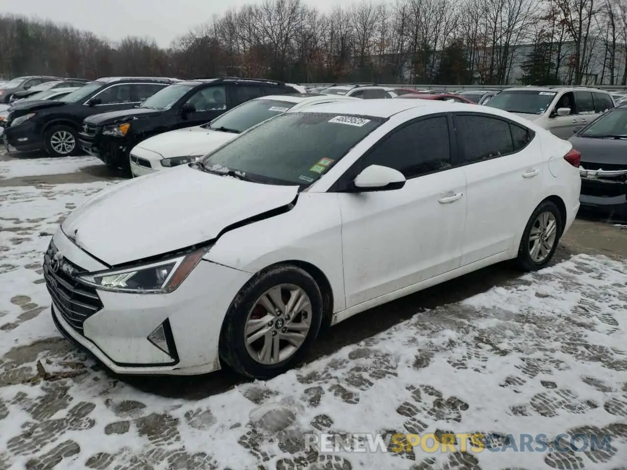1 Photograph of a damaged car 5NPD84LF7KH441194 HYUNDAI ELANTRA 2019