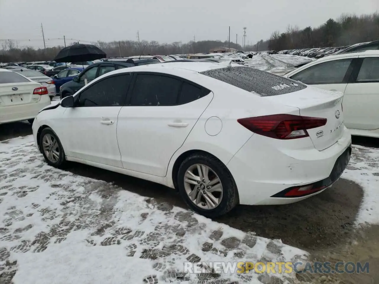 2 Photograph of a damaged car 5NPD84LF7KH441194 HYUNDAI ELANTRA 2019